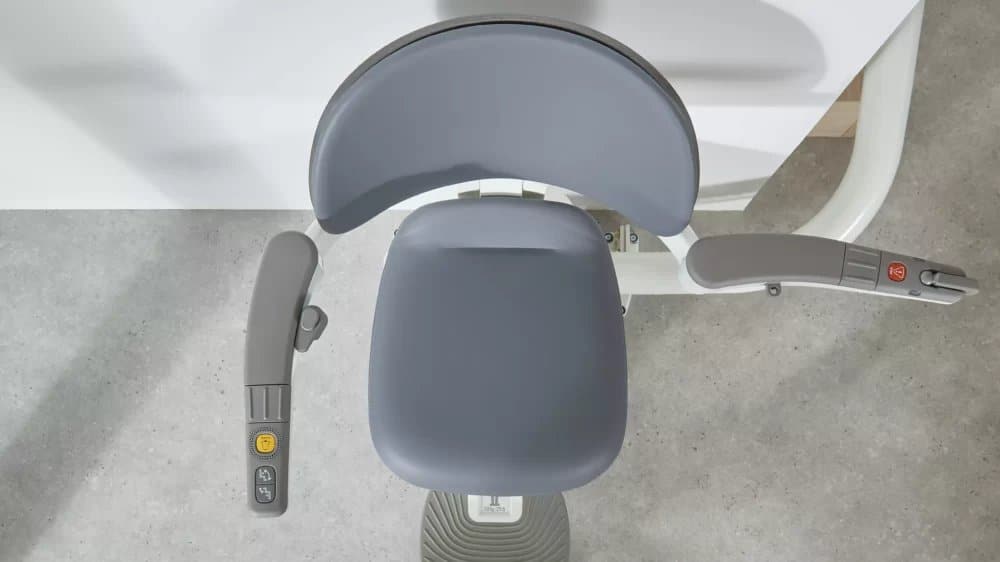 Detalle asiento Flow X con acabado tapizado en Casagemes Badalona
